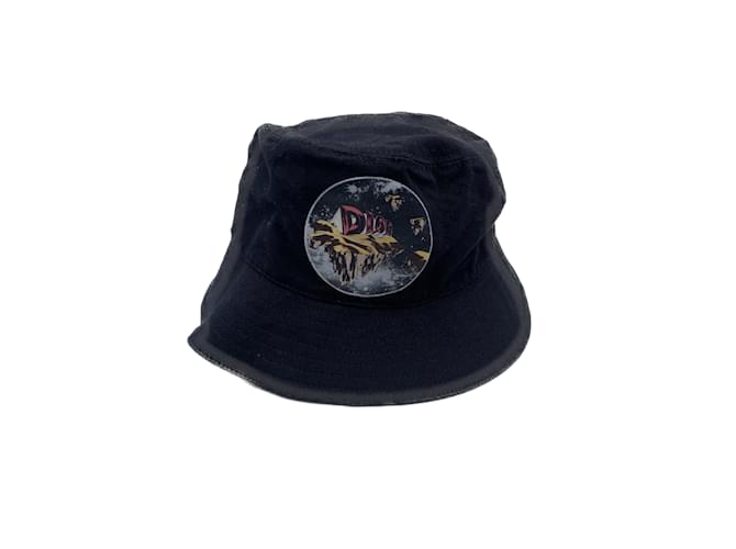 Christian Dior Chapeaux & bonnets DIOR HOMME T.International S Coton Noir  ref.911248