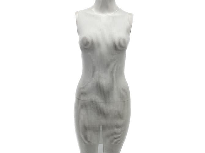 Autre Marque MAISONCLEO  Dresses T.International S Polyester White  ref.911263