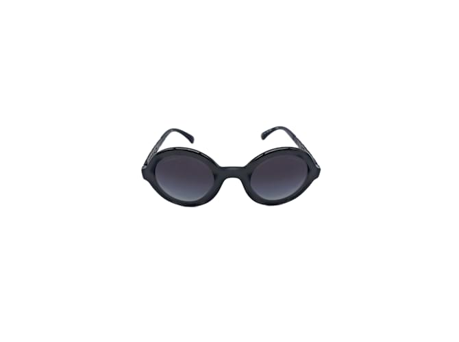 CHANEL Lunettes de soleil T.  plastique Noir  ref.911274