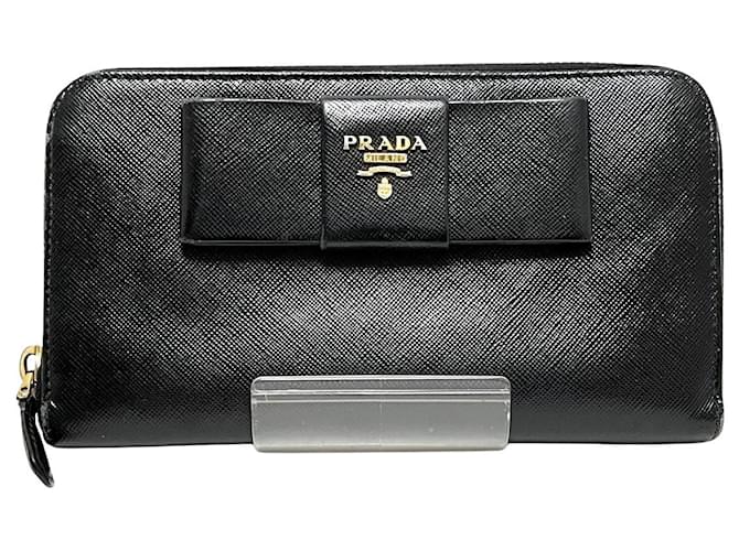 Prada Saffiano Black Leather ref.912011 - Joli Closet