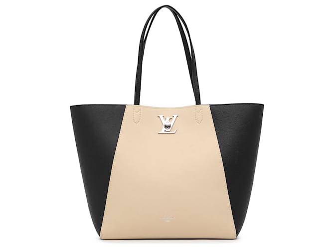 Twist Louis Vuitton Black Lockme Cabas Leather Pony-style calfskin