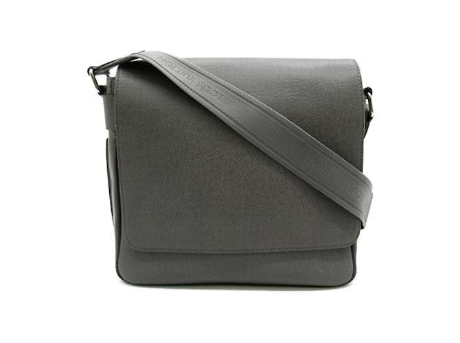 Louis Vuitton Roman Pm Taiga Black/Leather/Black Bag