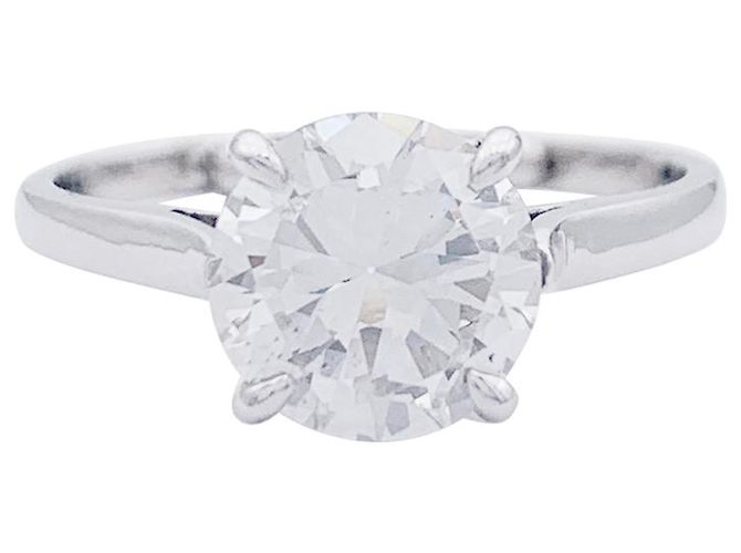 inconnue Bague solitaire diamant.