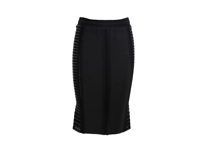 Elastischer Midi-Rock von Roberto Cavalli Schwarz