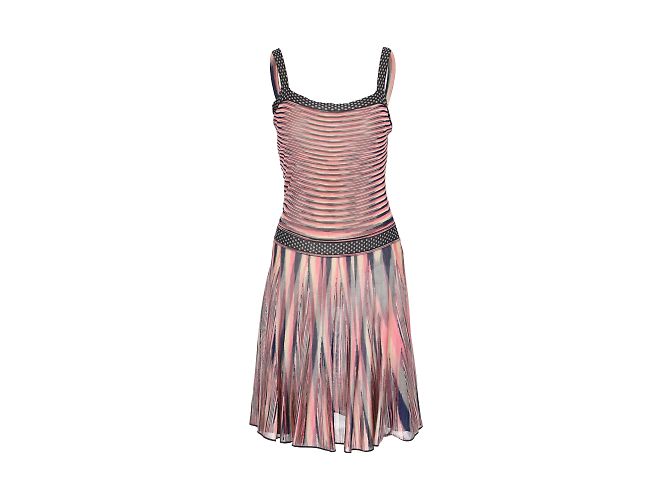 Vestido de punto estampado sin mangas de Missoni Multicolor