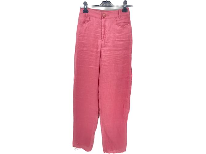 Autre Marque ALBUS LUMEN Pantalon T.UK 8 cotton Coton Rose  ref.912541