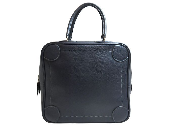 Hermès Omnibus Blu navy Pelle
