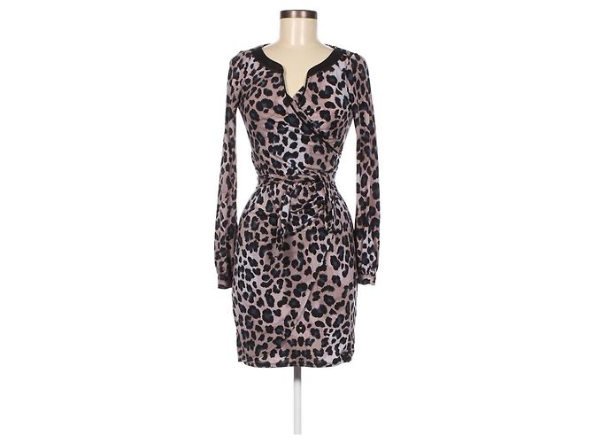 Vestido Hale Bob Estampado Leopardo XS Multicolor Estampado de leopardo