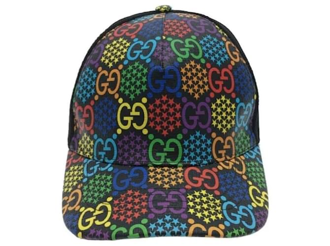 **Gucci Multicolor Mesh Cap Multiple colors Polyester  ref.913399