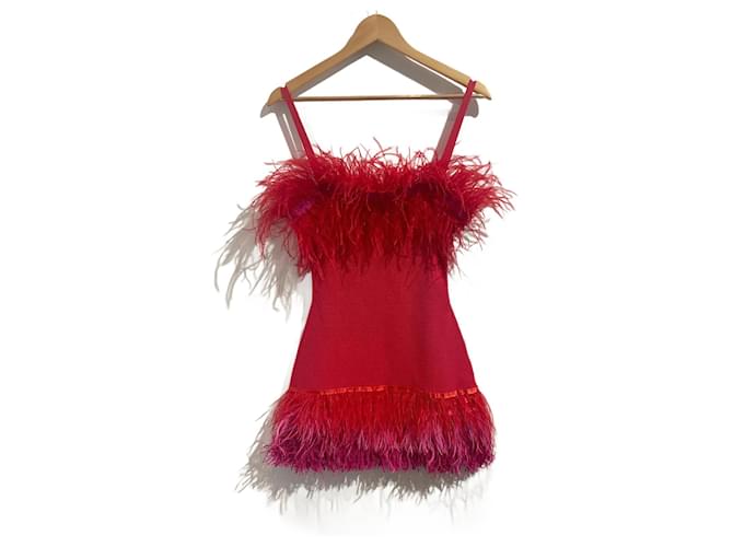 STAUD  Dresses T.International S Viscose Red  ref.913591