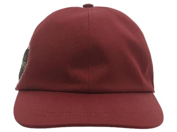 **Boné de algodão vermelho Gucci  ref.913631