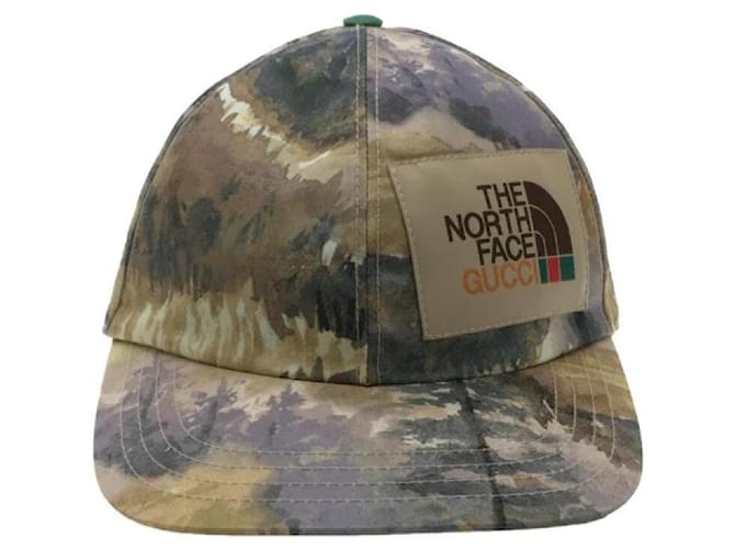 **Mehrfarbige GUCCI × THE NORTH FACE-Kappe Mehrfarben Polyester  ref.913638
