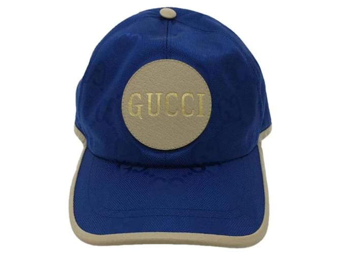 **Gucci Blue Cap Polyamide  ref.913644
