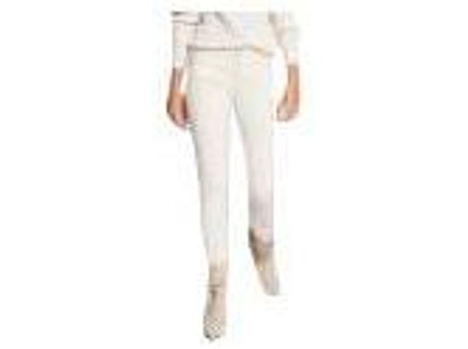 Autre Marque Pantalones Morgan de algodón marfil Blanco