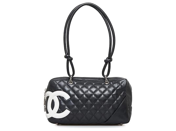 Chanel Black Cambon Ligne Shoulder Bag Leather ref.914393 - Joli