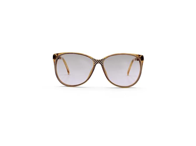 Christian Dior Vintage Honig Sonnenbrille 2334 20 Optyl 55/13 130MM Gelb Kunststoff  ref.914416