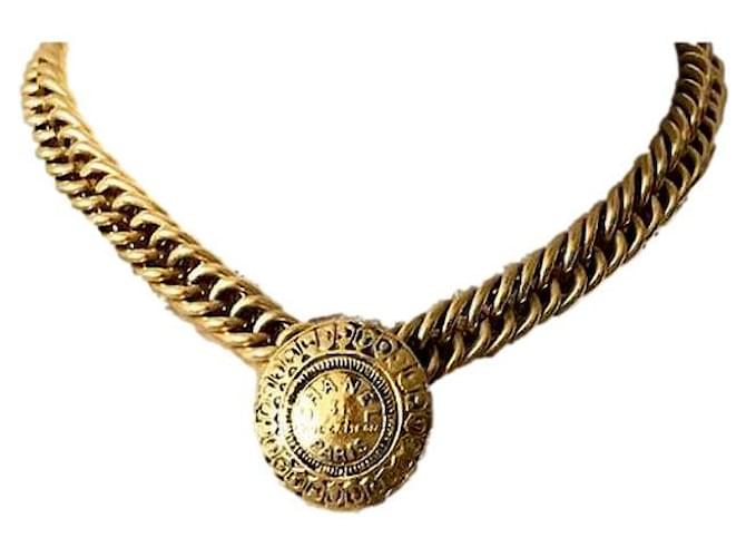 Chanel 31 Rue Cambon Medallion and Plate Necklace