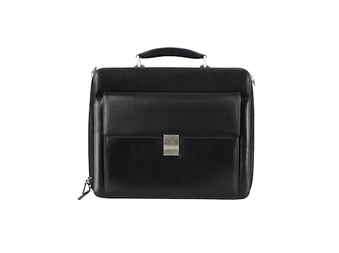 Montblanc Work Bag Black Leather  ref.914576