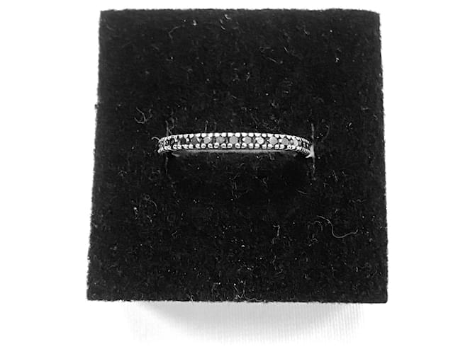 Autre Marque Alinka Half Infinity Ring Black diamond & 18kt white gold  ref.914596