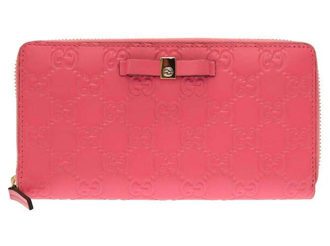 Gucci Guccissima Pink Leather  ref.914663