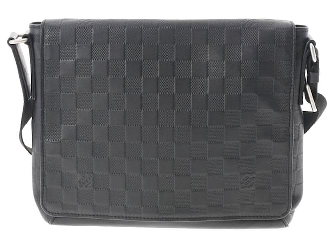Louis Vuitton, Bags, Louis Vuitton District Mm Damier Graphite Messenger Bag  Black