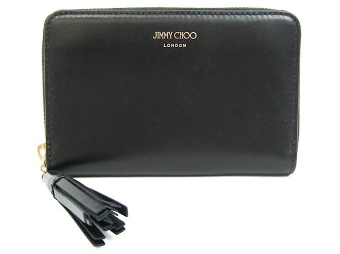 Jimmy Choo Cheri Cosmos Leather CZ Jewel Card Holder Small Trifold Wal –  Design Her Boutique