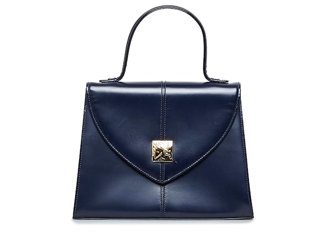 Yves Saint Laurent YSL Black Leather Handbag Pony-style calfskin ref.915367  - Joli Closet