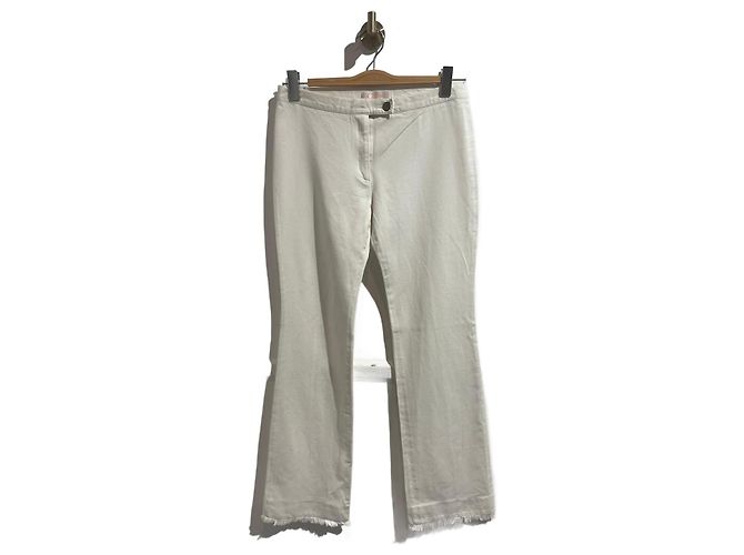 Chloé Jeans T.FR 38 Baumwolle Weiß