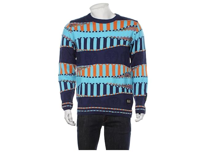 Autre Marque Sweaters Blue Multiple colors Cotton Acrylic  ref.915548