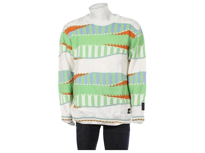 Autre Marque Sweaters Multiple colors Green Cotton Acrylic  ref.915550