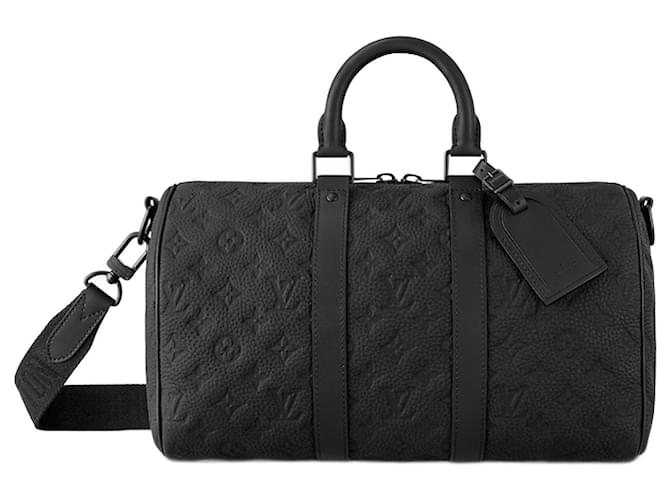 Louis Vuitton LV Keepall 35 monogramme noir Cuir  ref.915556