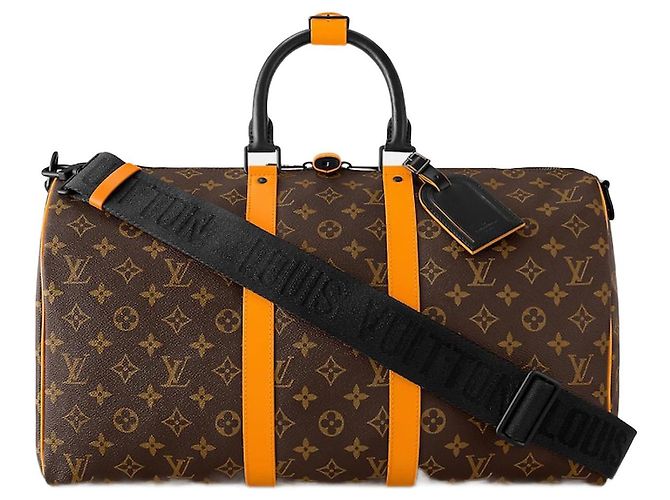 Abbesses Louis Vuitton LV Keepall 45 macassar Brown