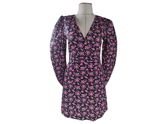 Autre Marque Vestido de flores Bliz Multicolor