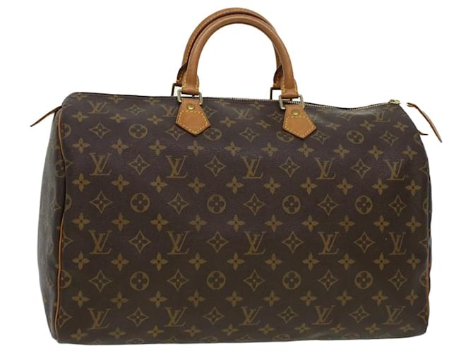 Louis Vuitton Monogram Speedy 40 Hand Bag M41522 LV Auth 41458 Cloth  ref.915652 - Joli Closet