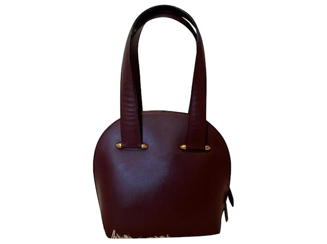 Cartier Handbags Dark red Leather  ref.915726