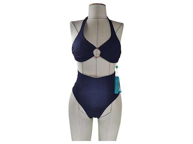 Melissa Odabash Swimwear Navy blue Elastane Polyamide  ref.915738