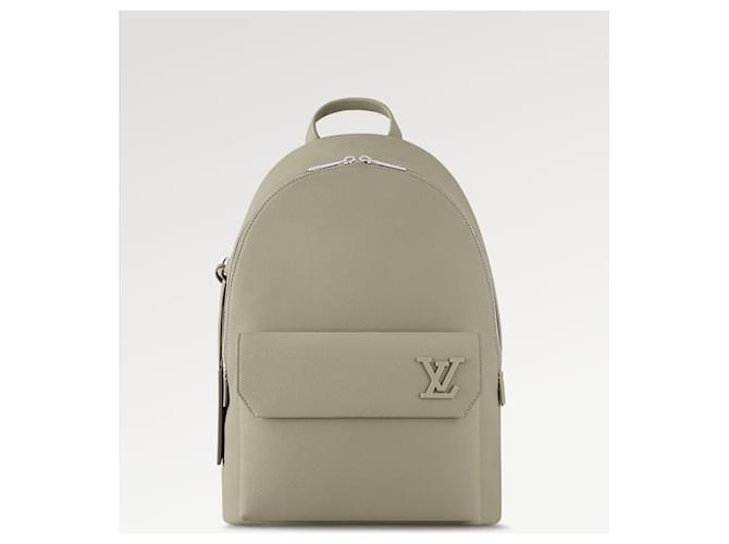 Louis Vuitton LV Takeoff Backpack Light green Leather  ref.915739