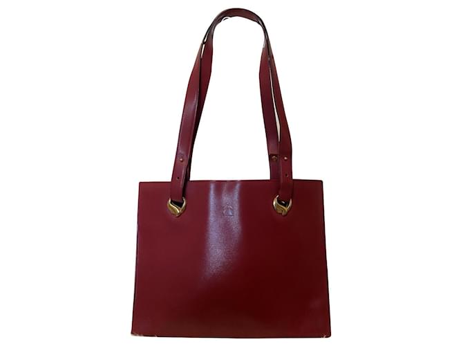 Lanvin Handbags Dark red Leather  ref.915988