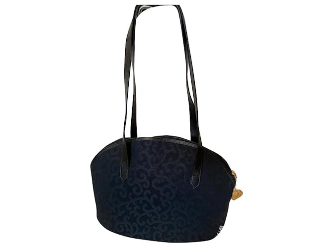 Sac à bandoulière Yves Saint Laurent Noir en tissu 