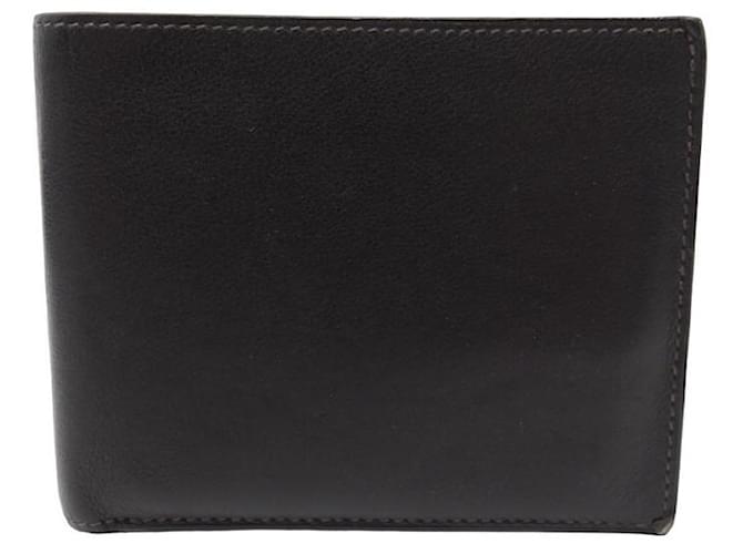 Hermès PORTEFEUILLE HERMES PORTE CARTE EN CUIR MARRON BROWN LEATHER WALLET  ref.916042