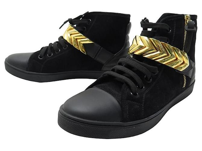 ZAPATOS ALTOS DE LOUIS VUITTON PUNCHY 38 ZAPATO SNEAKERS PIEL