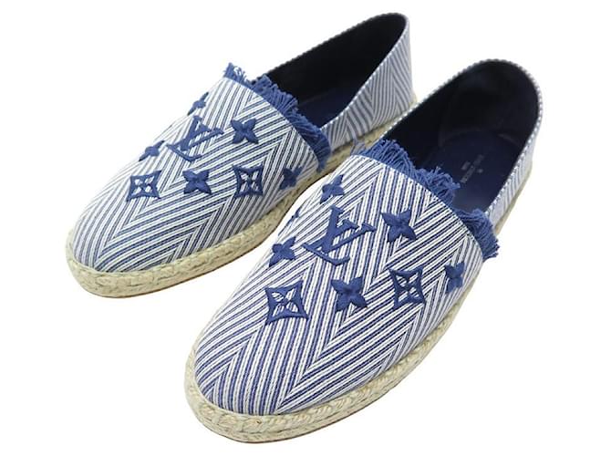 Louis Vuitton, Shoes, Louis Vuitton Mens Blue Espadrilles Size 1