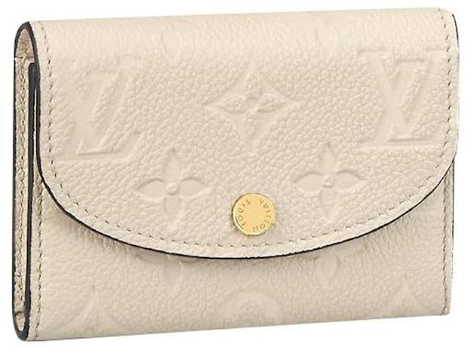 Louis Vuitton Rosalie Coin Purse Cream Monogram Empreinte