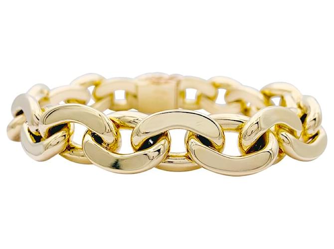 Mauboussin Armband, Netz „Bohne“, gelbes Gold  ref.916869