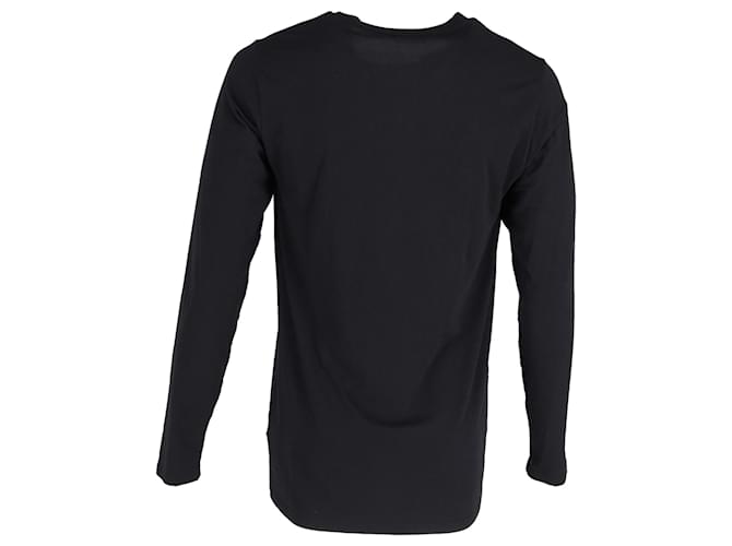 Tom Ford Long Sleeve T-shirt in Black Cotton  ref.916886