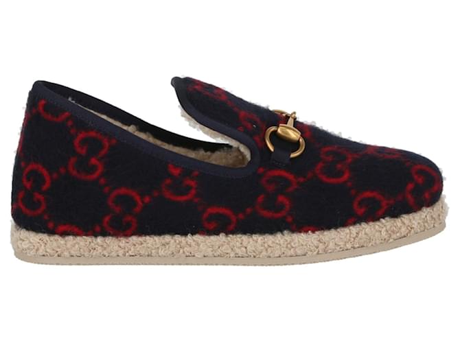 Gucci GG Wool Loafers Multiple colors  ref.916906