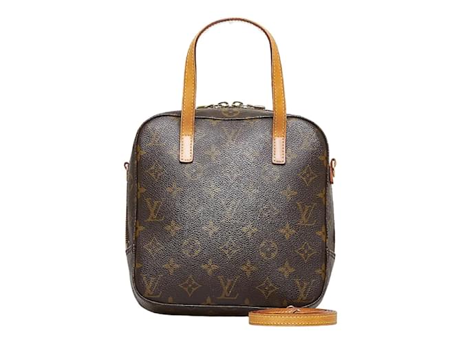 Louis Vuitton Brown Monogram Canvas Spontini Shoulder Bag