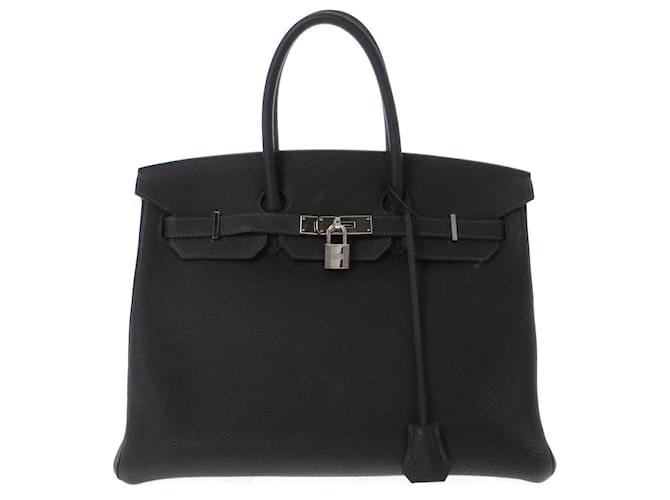 Hermès HERMES BIRKIN 30 Black Leather  ref.917028