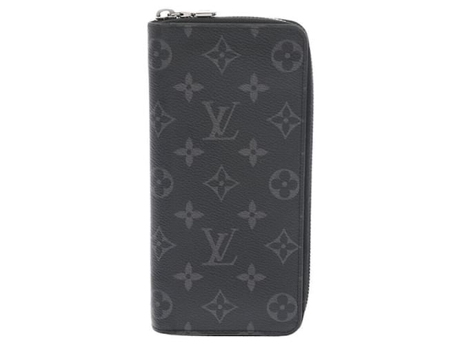 Louis Vuitton Zippy Wallet Vertical Monogram Eclipse Canvas