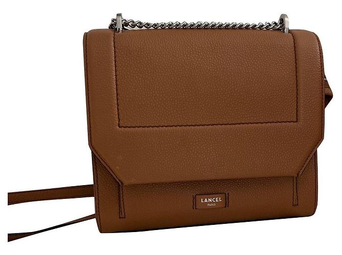 Lancel Ninon Handtasche Leder Karamell